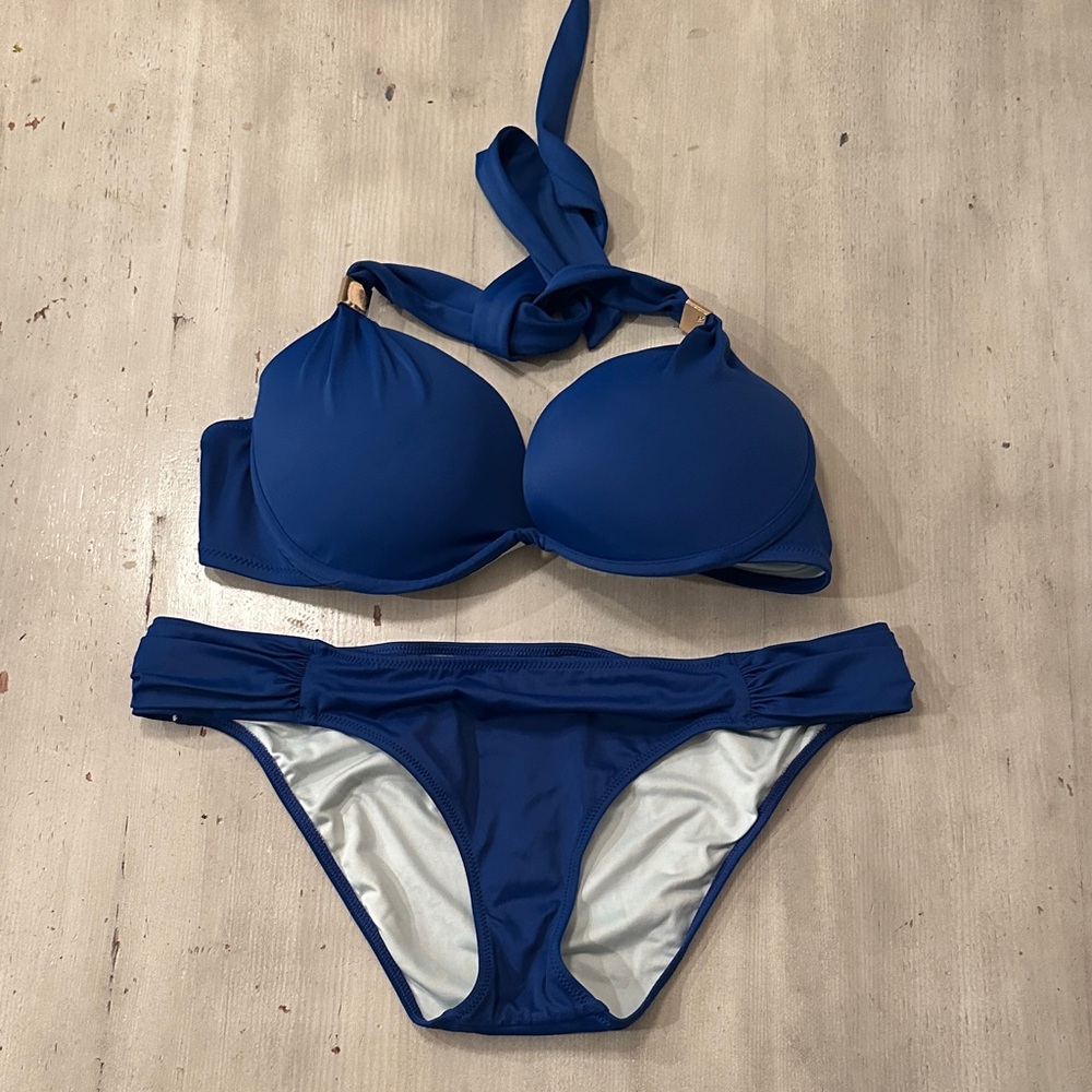 Victoria’s Secrets Elegant Blue Women's Bikini